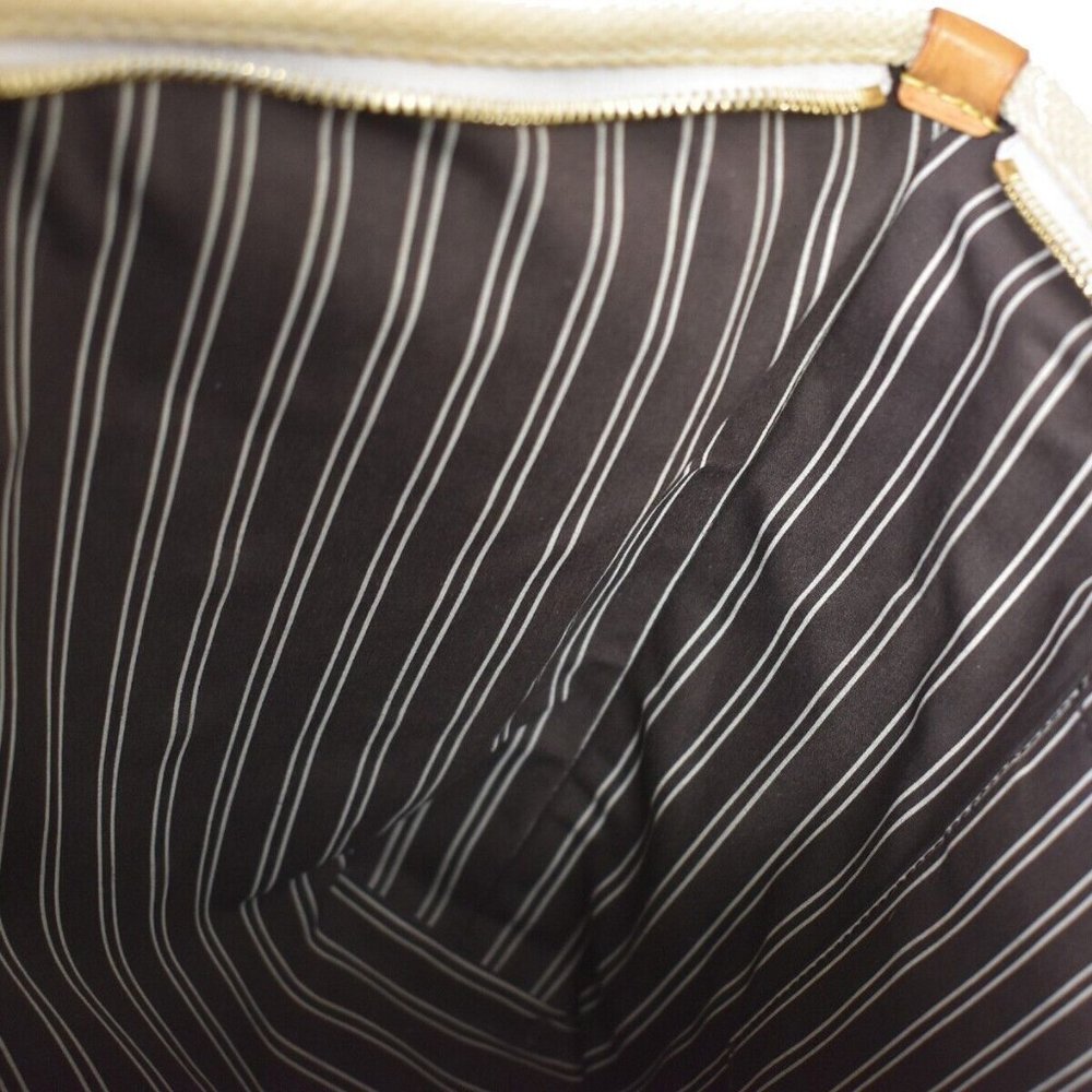 LOUIS VUITTON Cabas MM Tote Shoulder Bag Antigua Canvas Ivory M40036 65JH406 - Picture 12 of 16